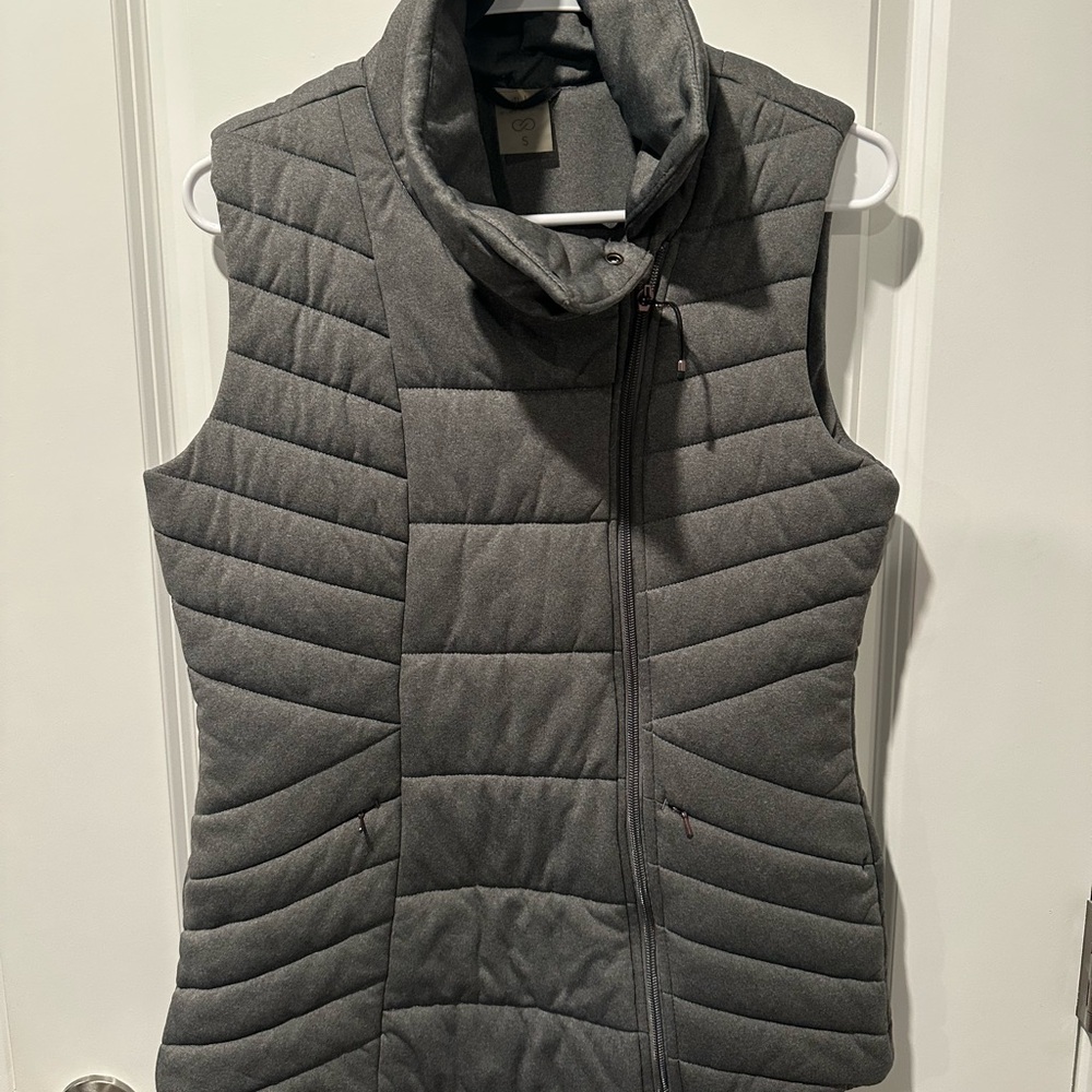 Calia Gray Quilted Vest